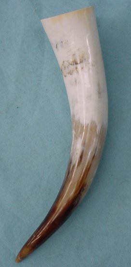drinking horn made of cow horn